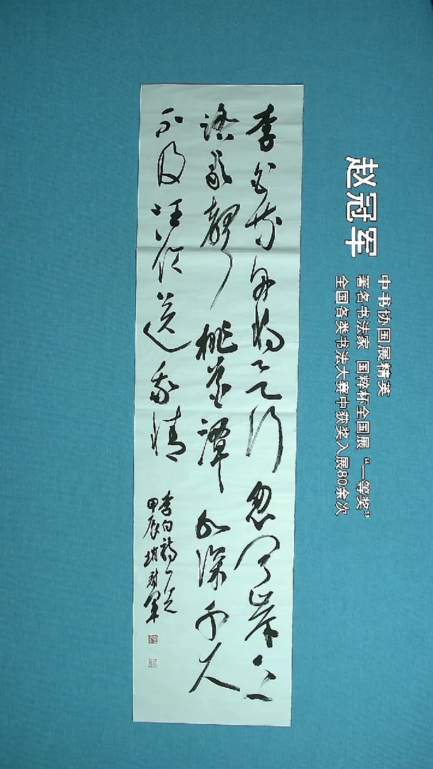 【闪购商品】书法059 上海赵冠军中书协138*34