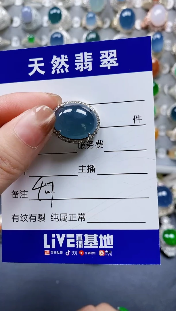 翡翠银S925镶嵌颈饰0407