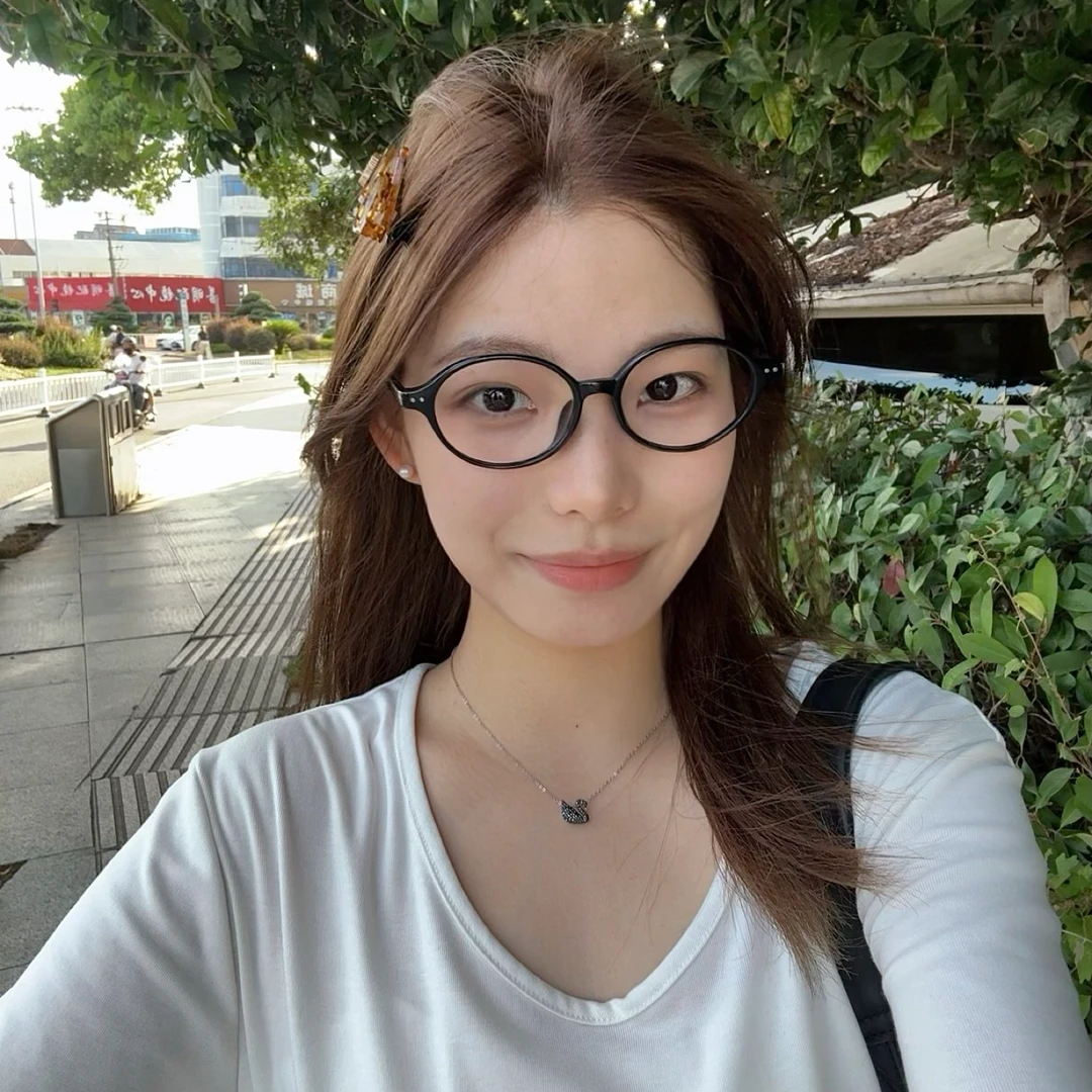 【9号】加大版书呆子韩系甜美减龄高度数防蓝光椭圆纯欲Y6607