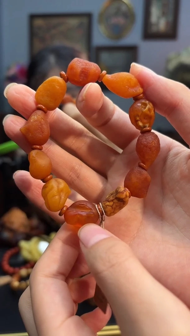 手串琥珀未镶嵌手串