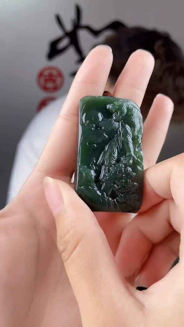 和田玉未镶嵌颈饰拍一发一，多样性发货