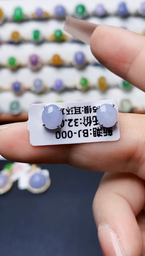 银S925镶嵌戒指翡翠0273