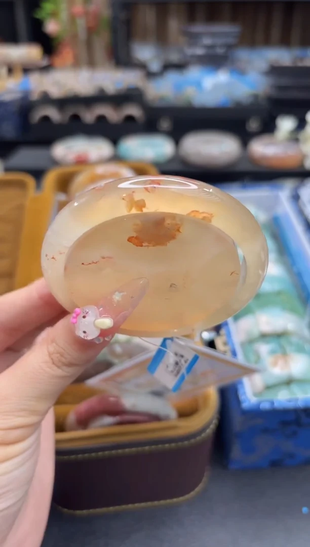 未镶嵌手镯石英质玉124(60圈赠送镯心)