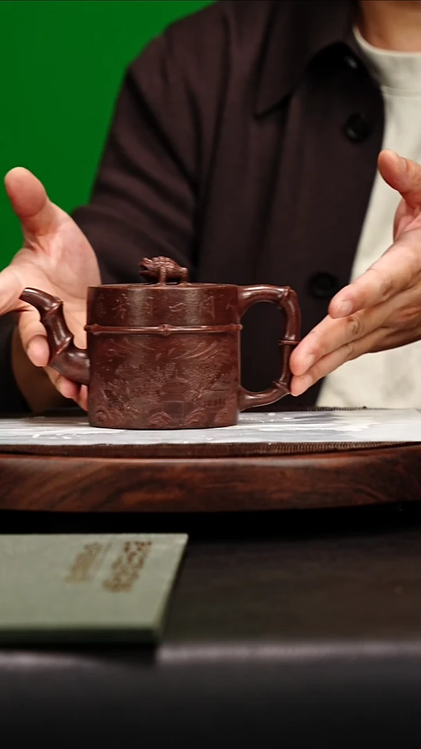 宜兴原矿高端紫砂 鸣远金砂320cc