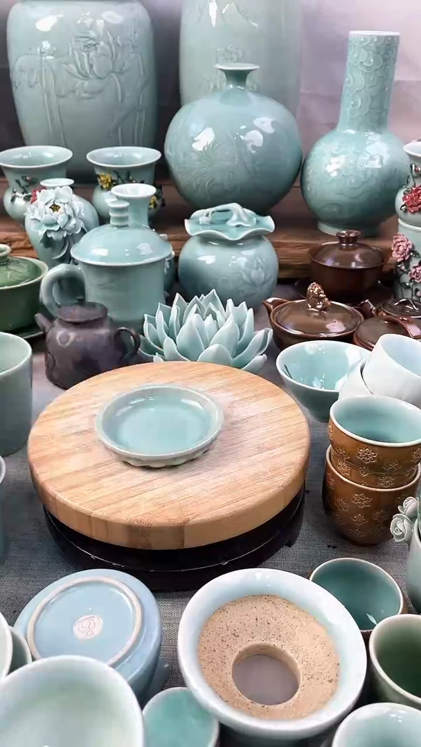 【闪购商品】特价 微瑕 慧仙青瓷