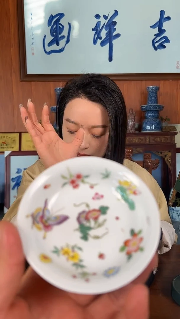 摆件陶景德镇精美陶瓷碟