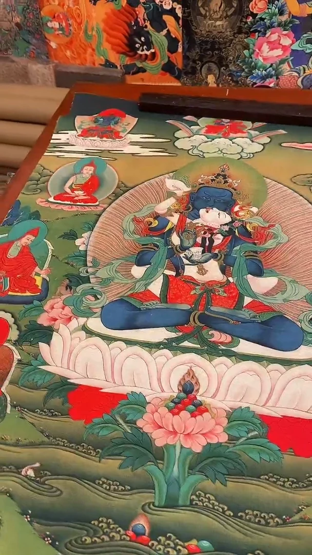 装裱画精美唐卡tk16013