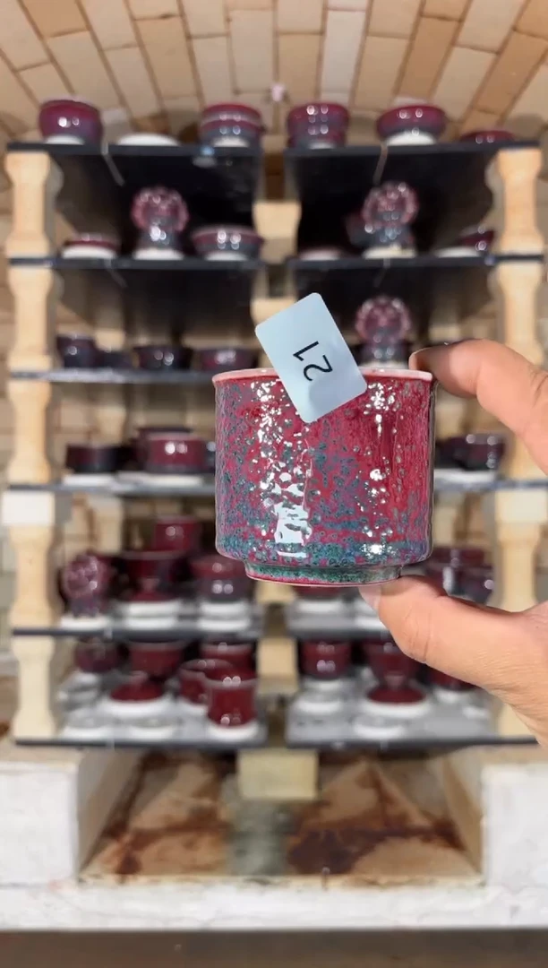 摆件精品窑变钧瓷茶器