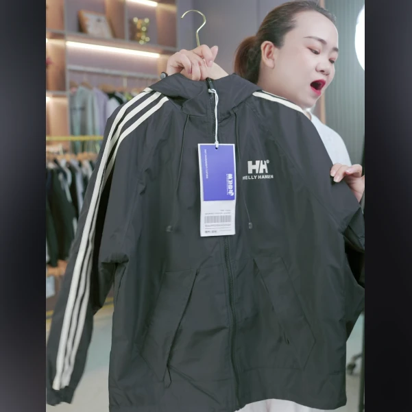 男童青少年秋款字母HH印花拉条两面穿风衣外套 6050（150-180）