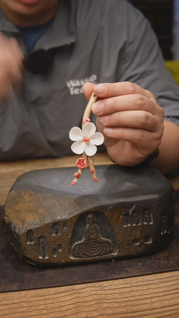 甘石陶艺开播福利一枝梅手同