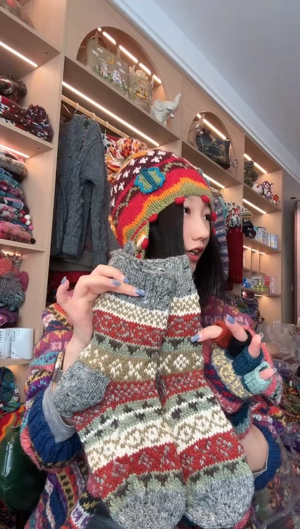 羊毛纯手工地板袜