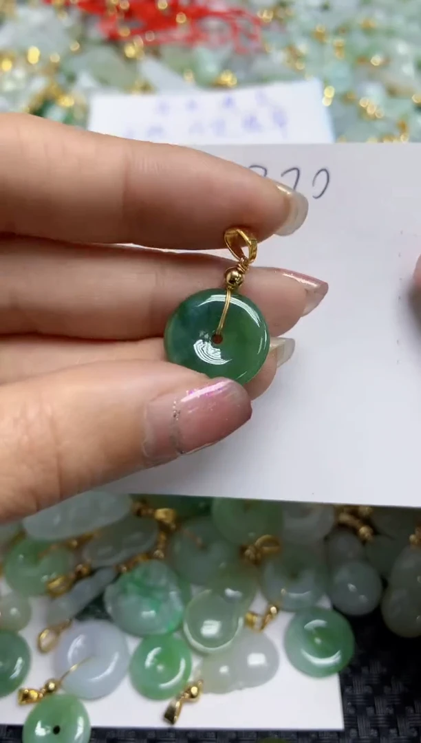 【闪购商品】翡翠颈饰合金  天然A货翡翠