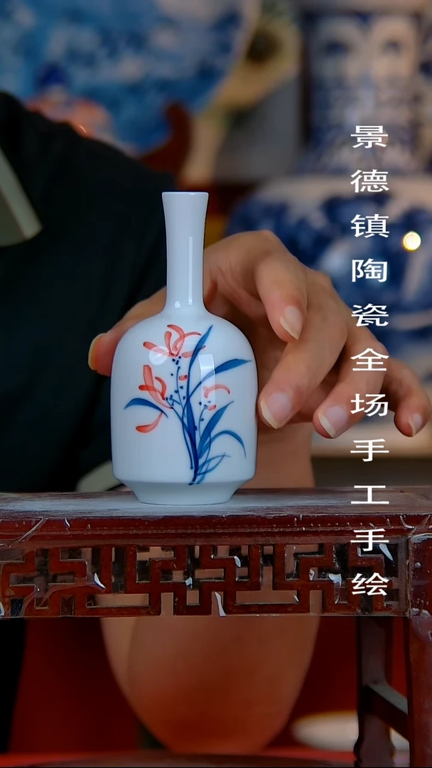 摆件景德镇陶瓷 全场手工手绘
