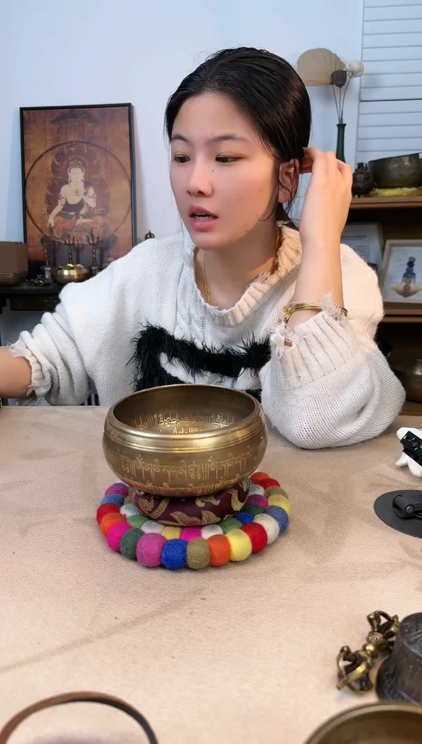 【闪购商品】尚铜阁颂钵   金刚十字杵13