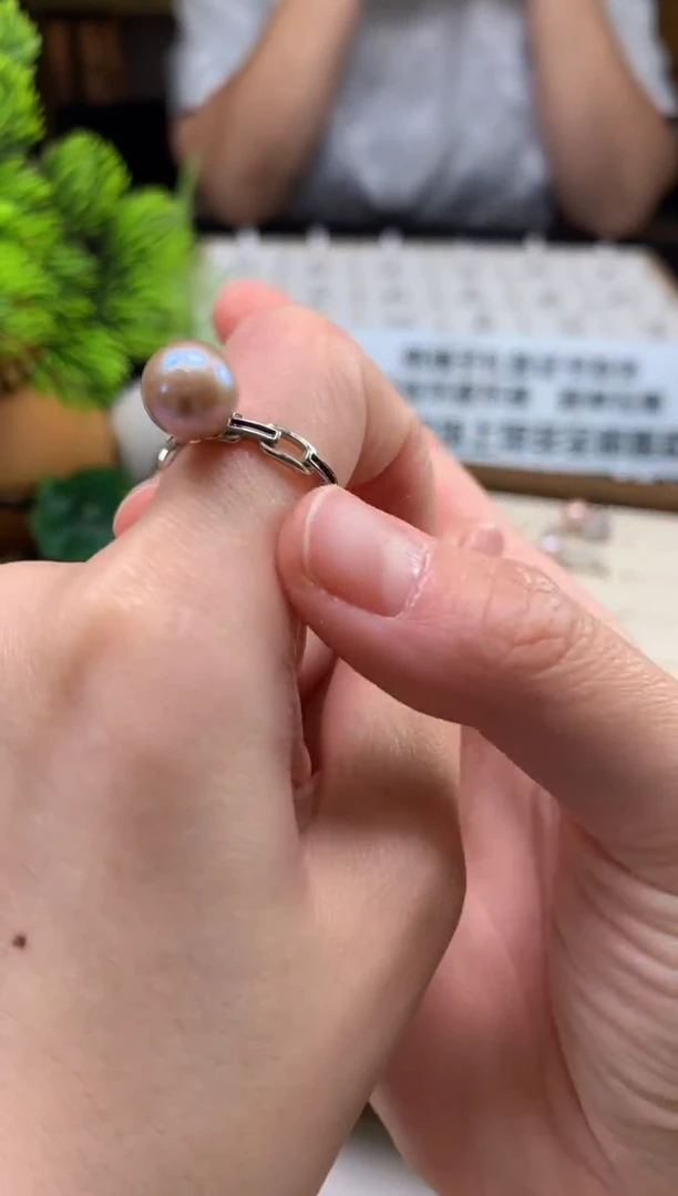 未镶嵌戒指淡水珍珠---105996