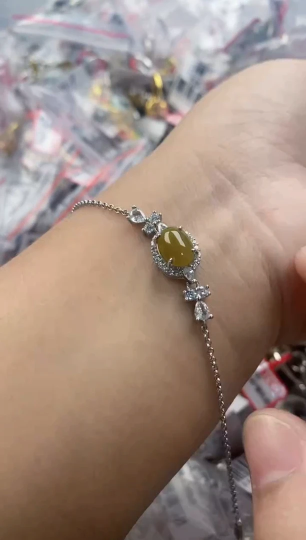 银S925镶嵌戒指翡翠444    8