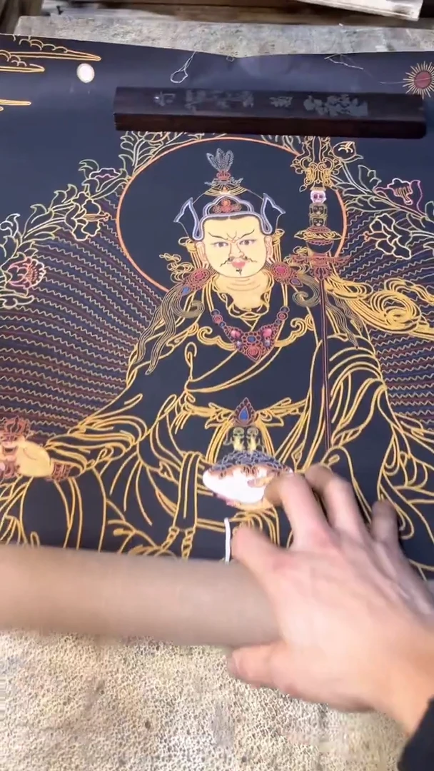 卷轴画卷轴画卷轴画玖忆唐卡TK72