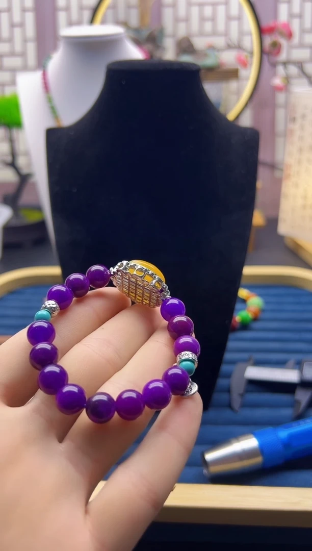 【闪购商品】苏纪石（舒俱来）手链银S925镶嵌S279