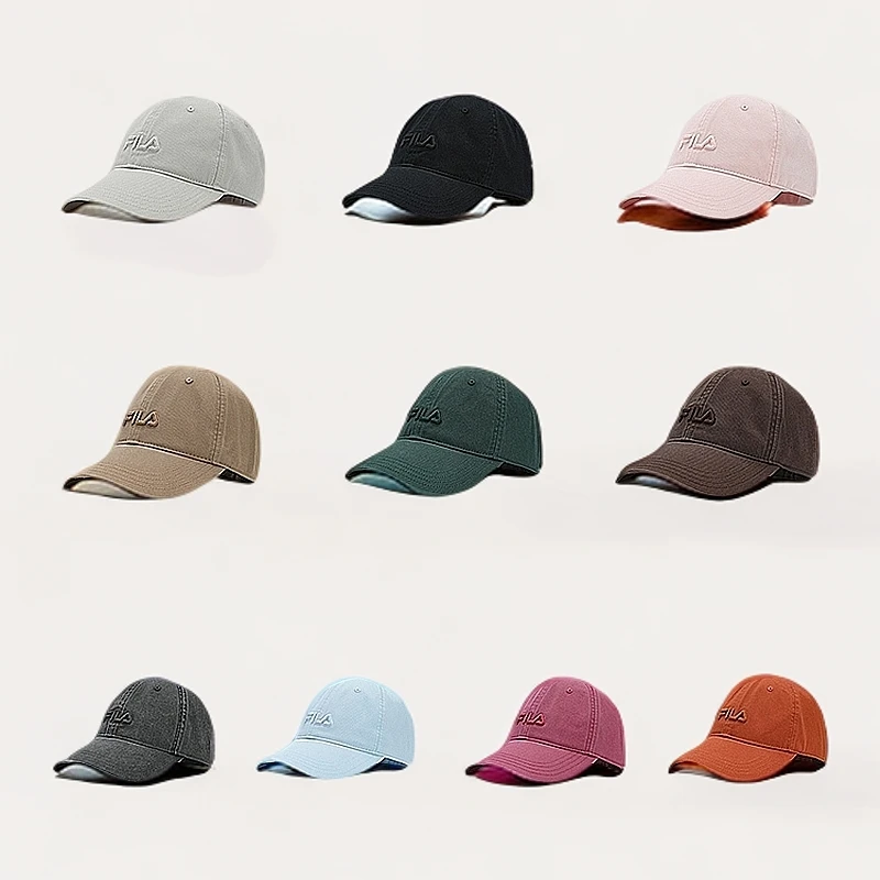 Fila/斐乐男女同款情侣【多巴胺多色帽】运动遮阳棒球帽F13U529239F