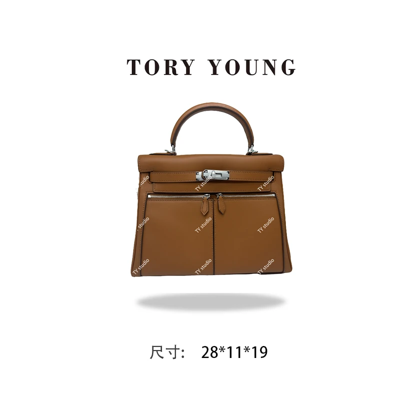 【TY】XKY-10010-棕色 肩包欧美时尚女士小包包洋气夏季斜挎