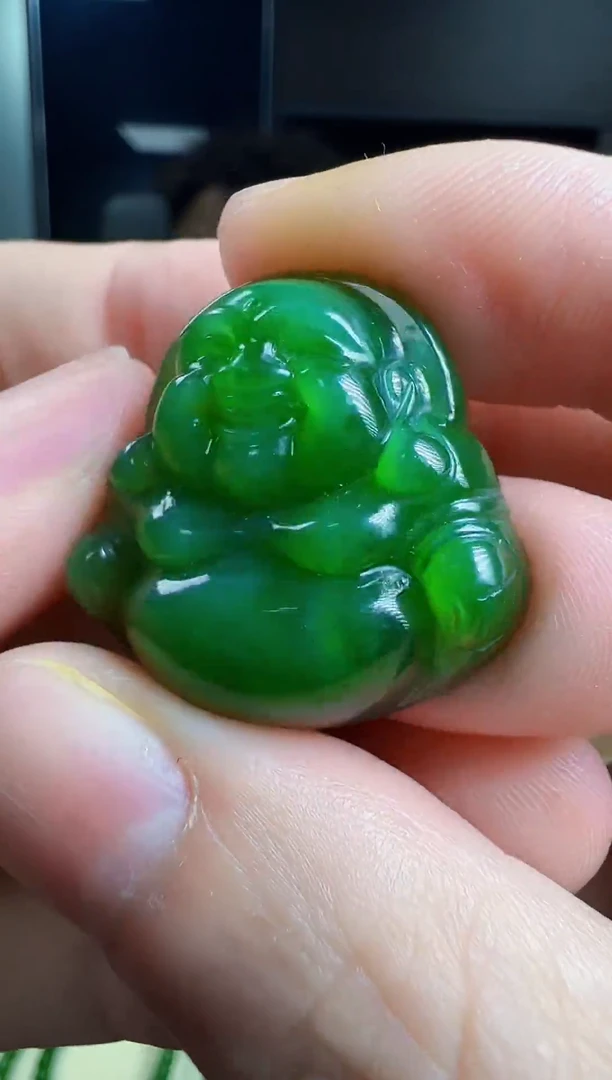 颈饰未镶嵌和田玉佛公吊坠