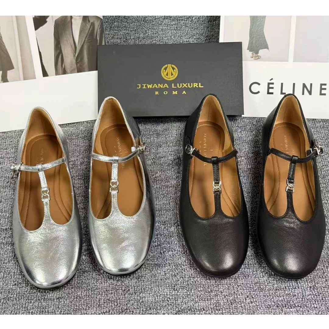 【双11】[JL早秋新品]JIWANA LXUXRL 女士低跟单鞋休闲鞋8017