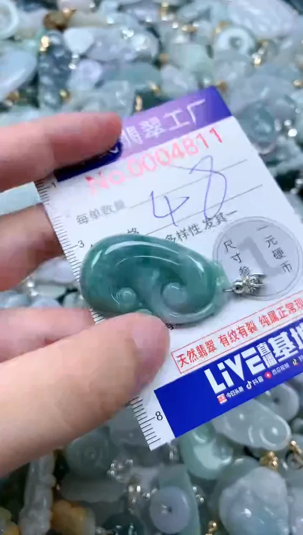 翡翠未镶嵌吊坠(不含链)4811