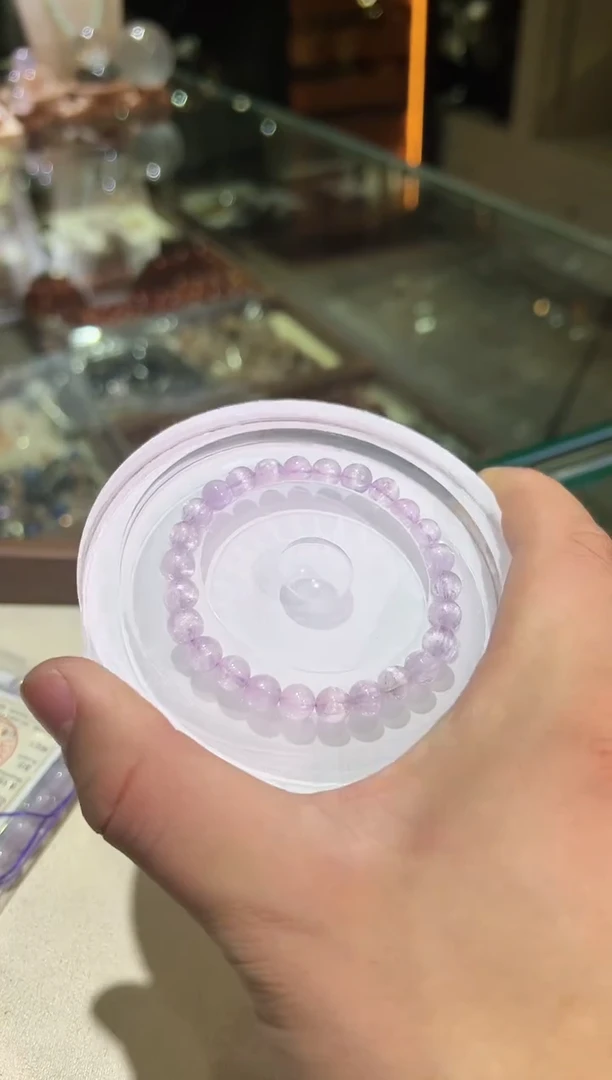 手串锂辉石未镶嵌7mm+紫锂辉（多样性发一）