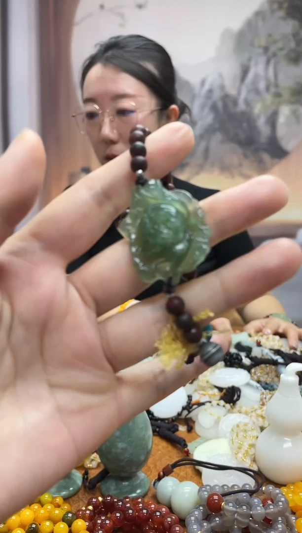 未镶嵌岫玉吊坠多样性发货拍一发一