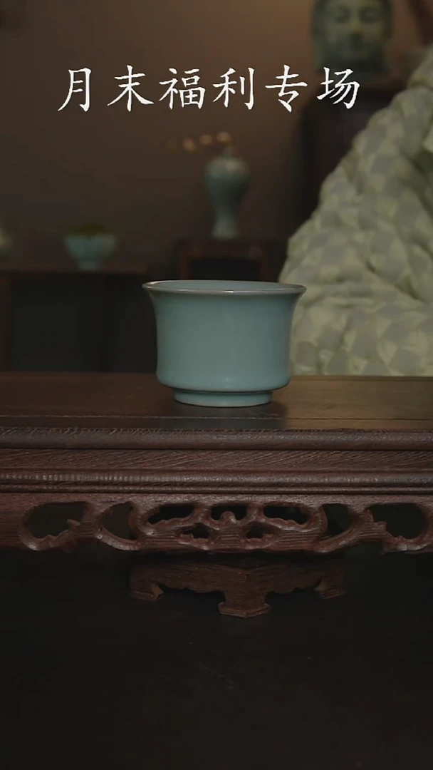 摆件瓷马蹄杯11111
