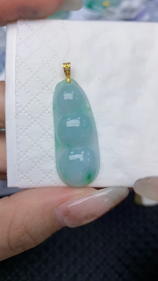 颈饰未镶嵌翡翠天然缅甸翡翠a货百元以上9元证书费自理