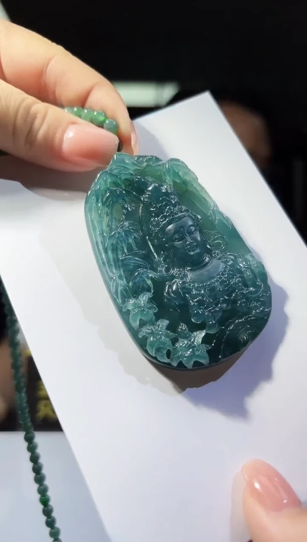 未镶嵌定制翡翠01/0918/C/发其一件/人物