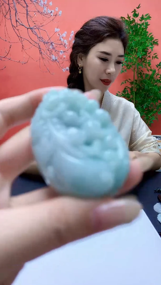 未镶嵌定制翡翠4829jw-毛货挂件89