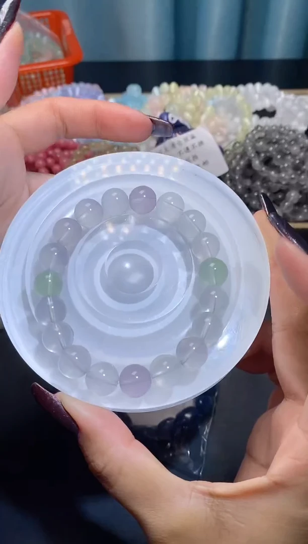 【闪购商品】水晶手串未镶嵌糖果萤石167编码