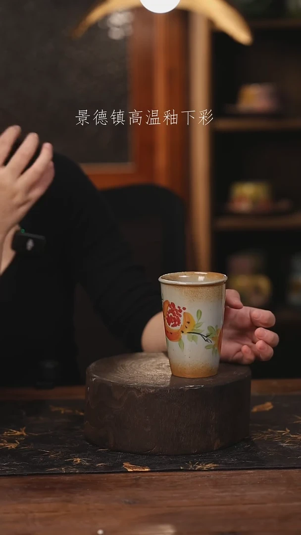 陶瓷景德镇高温釉下手绘陶瓷@L360@