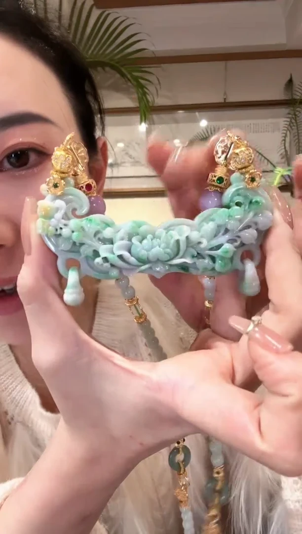 【闪购商品】翡翠颈饰未镶嵌国风