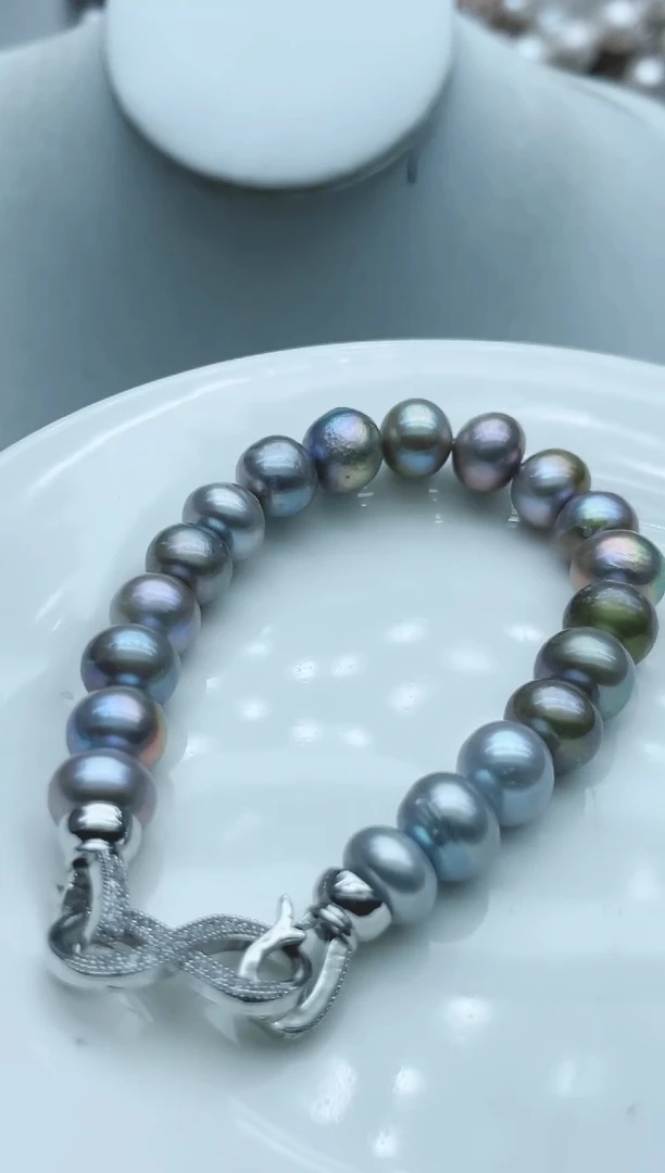 【闪购商品】淡水珍珠颈饰钛钢1