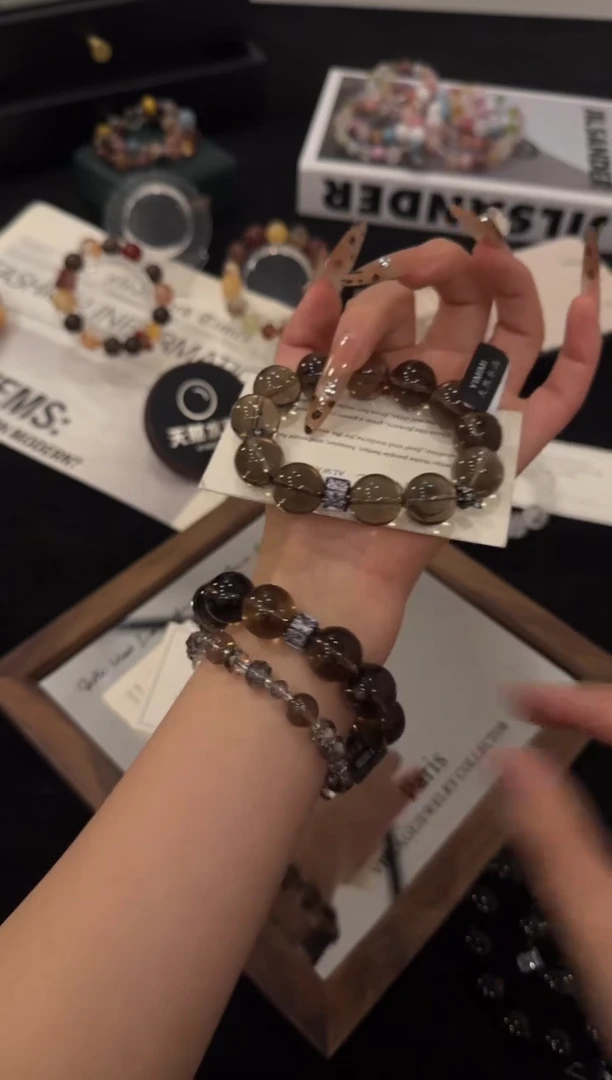 合金手链水晶茶水晶x3546