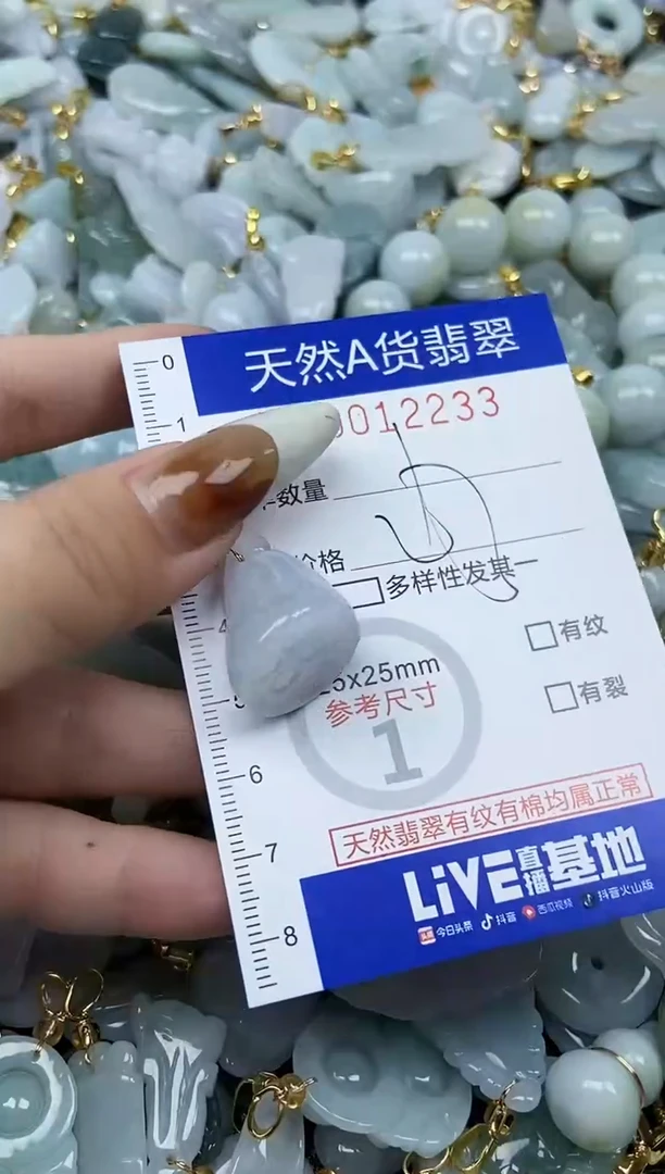 【闪购商品】翡翠颈饰未镶嵌天然A货翡翠