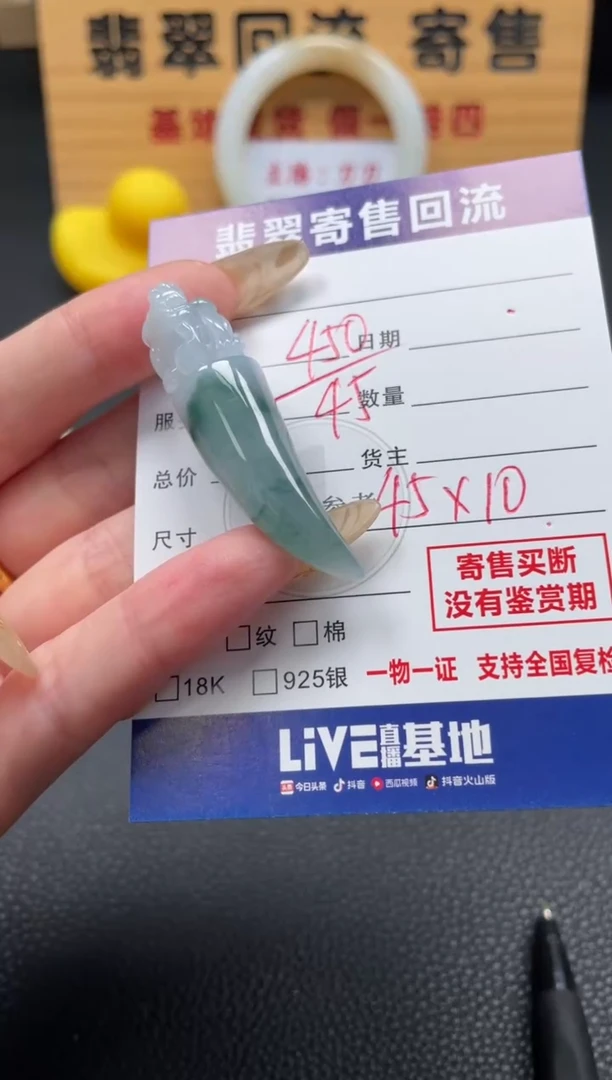 颈饰未镶嵌翡翠10147931