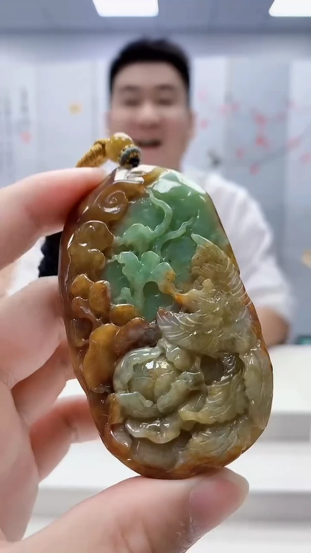 未镶嵌定制翡翠5028ty-毛货挂件179