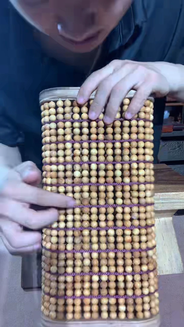 非洲紫檀（红花梨）珠粒微瑕924