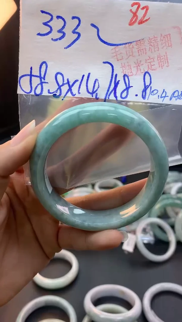 未镶嵌定制翡翠82毛货需精细抛光+多样性发1件+333元