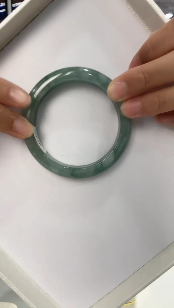 翡翠手镯未镶嵌065抖音质检仓鉴定发货保真！顺丰快递，售后有运费