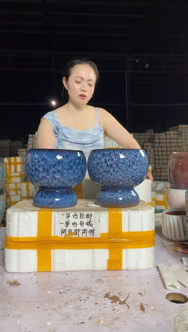 宜兴紫砂粗陶花盆18/20