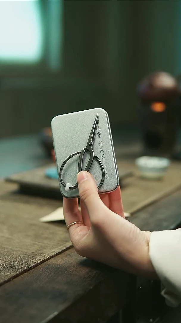 【闪购商品】清物堂全钢手工剪刀