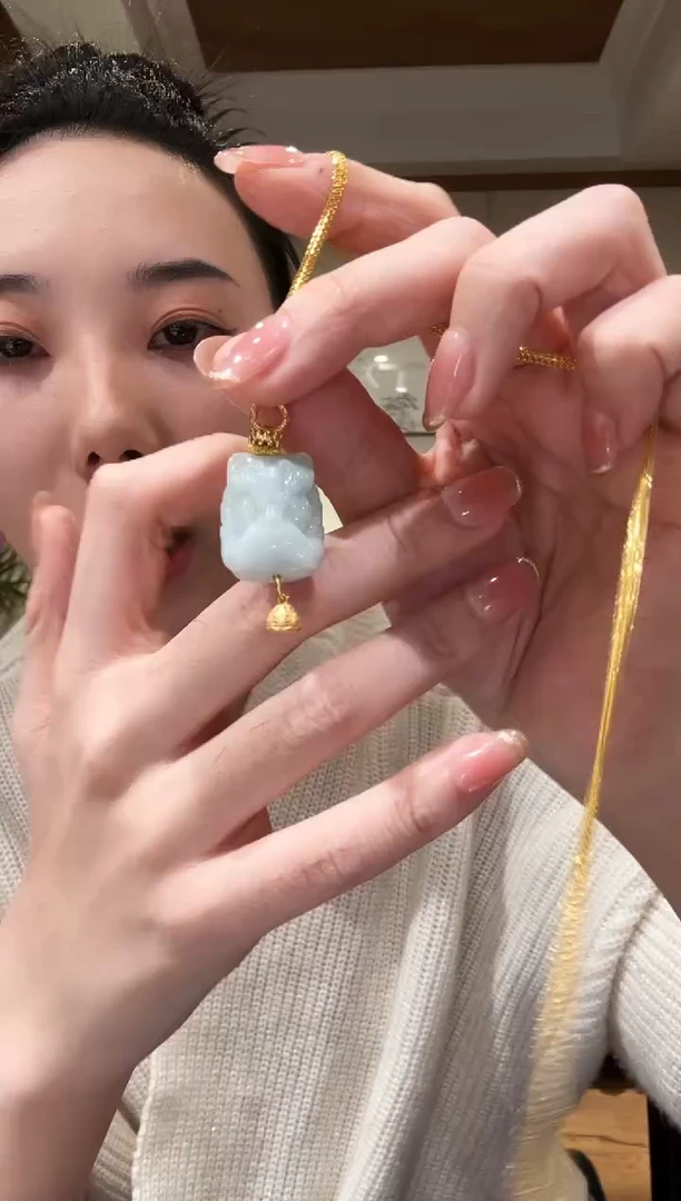 【闪购商品】翡翠颈饰未镶嵌国风