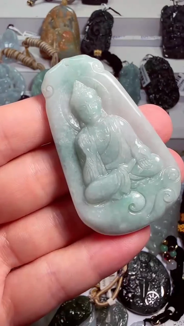 翡翠未镶嵌吊坠(不含链)天然缅甸A货翡翠