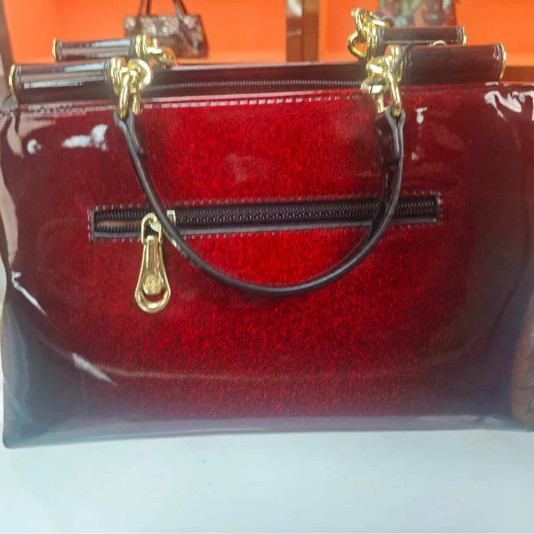 孤品时尚高奢波士顿手拎包气质单肩女士真皮斜挎手提包008