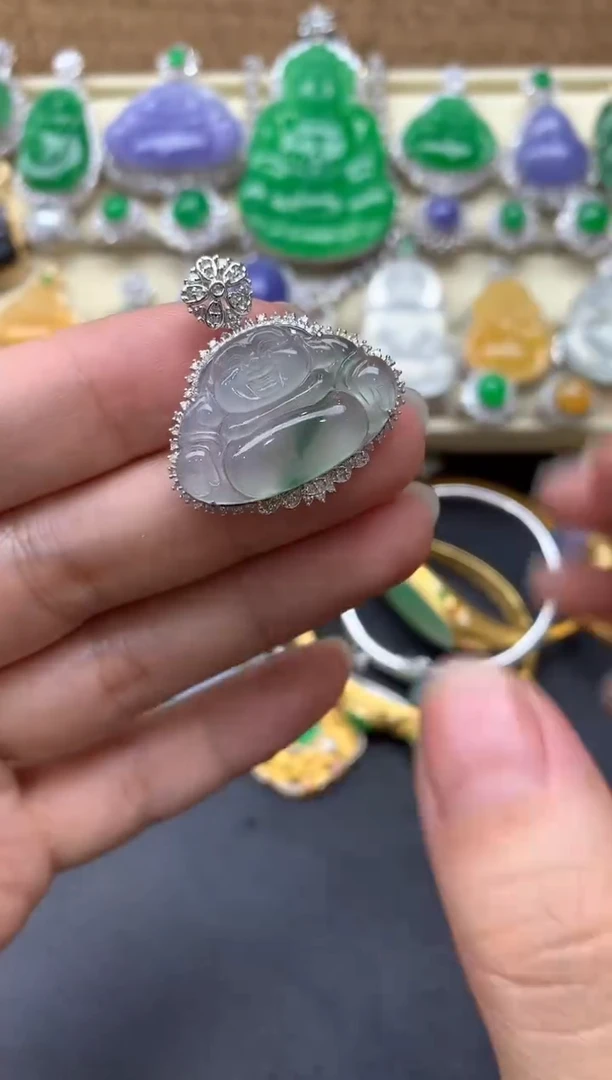 【闪购商品】翡翠颈饰18K金镶嵌294-中国好珍宝